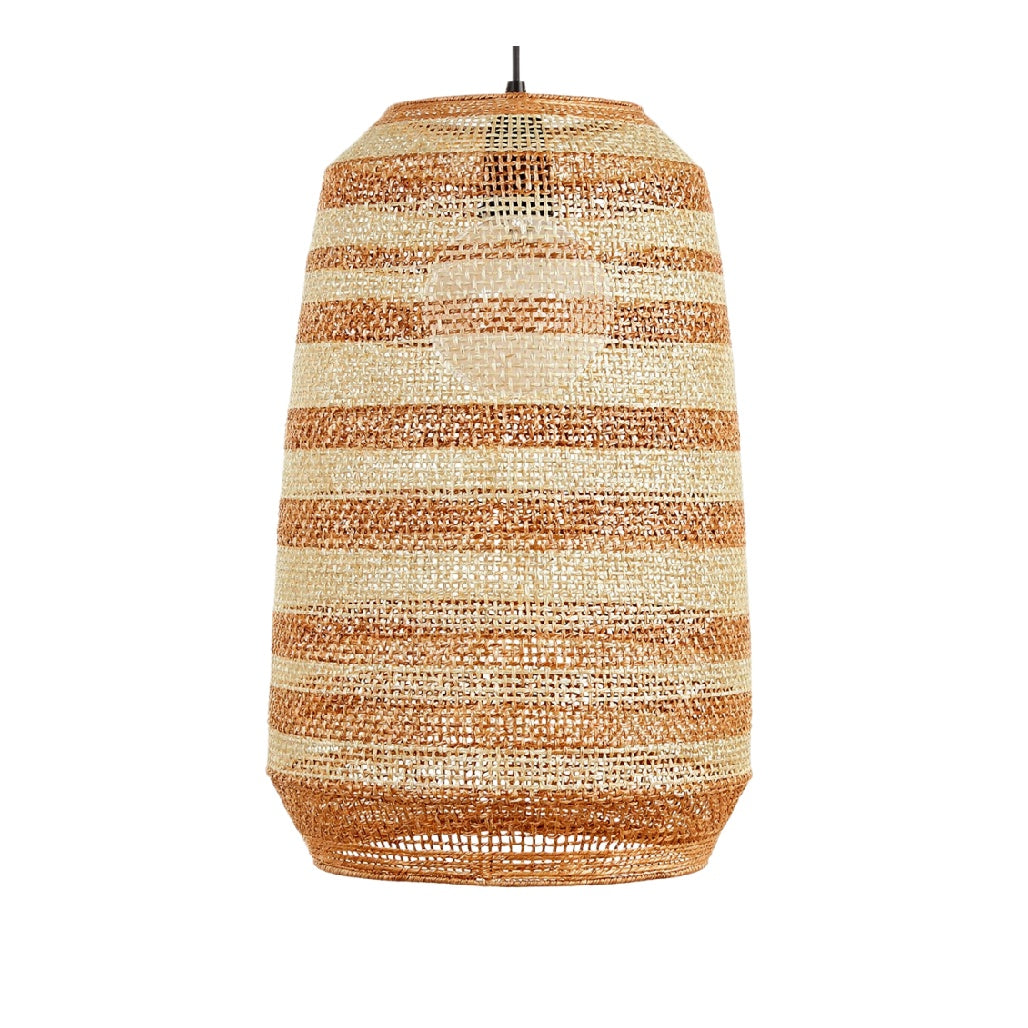 **Lampa wisząca z naturalnych materiałów - stylowy design z makramé**