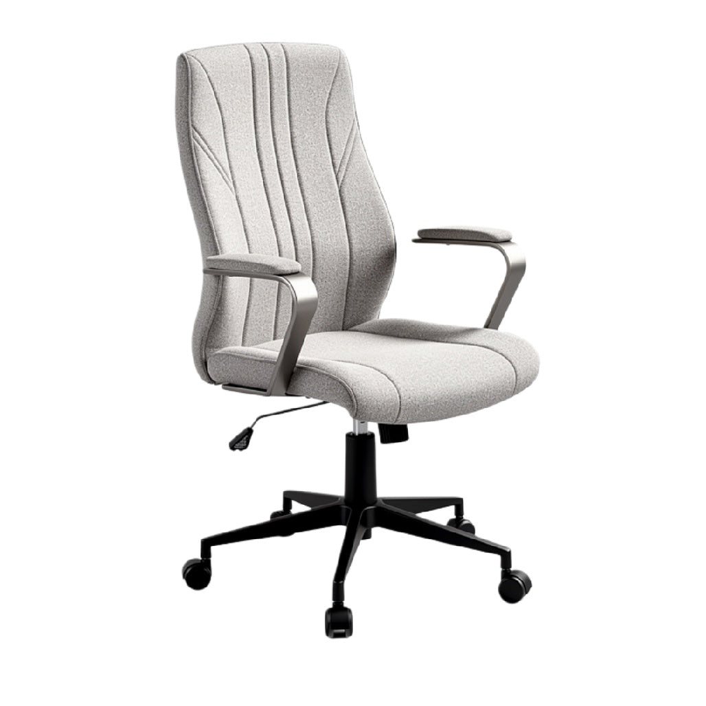**Ergonomiczne krzesło biurowe z regulacją wysokości i kółkami**